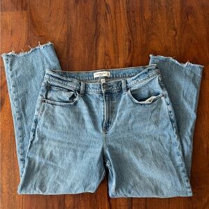 Abercrombie & Fitch Light Blue Straight Leg Jeans